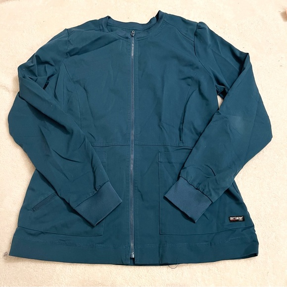 Grey’s Anatomy Scrub Jacket Bahama Blue - Picture 1 of 5